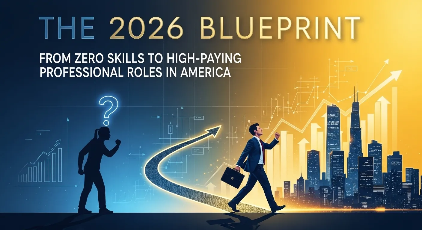 The 2026 Blueprint:From Zero Skills to High-PayingProfessional Roles in America