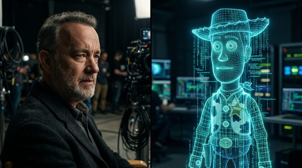 Tom Hanks AI voice replacement