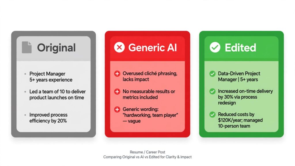 AI resume writing tips for job seekers